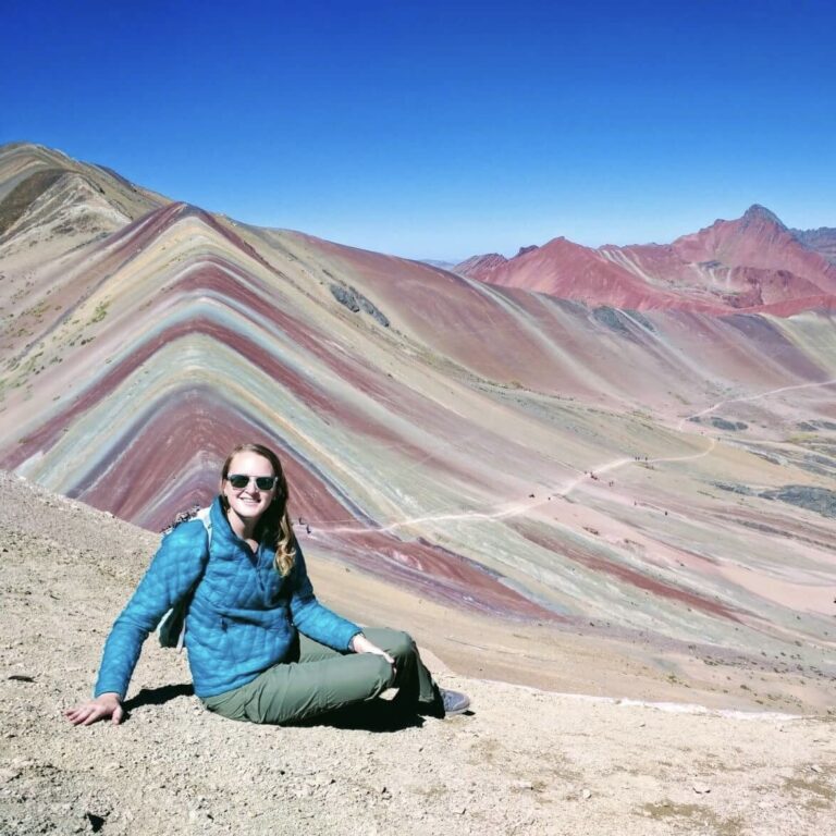 BeSeeingTheWorldYo: Taking in the vibrant colors of Rainbow Mountain in Peru.